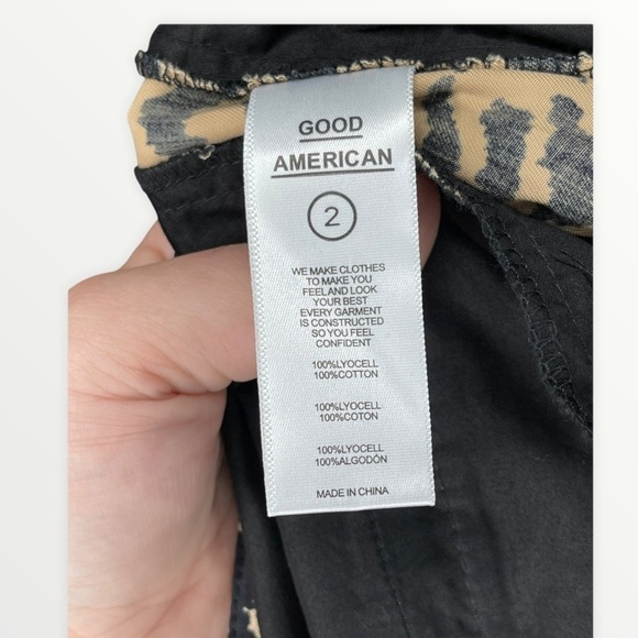 NWT GOOD AMERICAN Leopard Boss Short, Size 2/26 - Picture 10 of 10